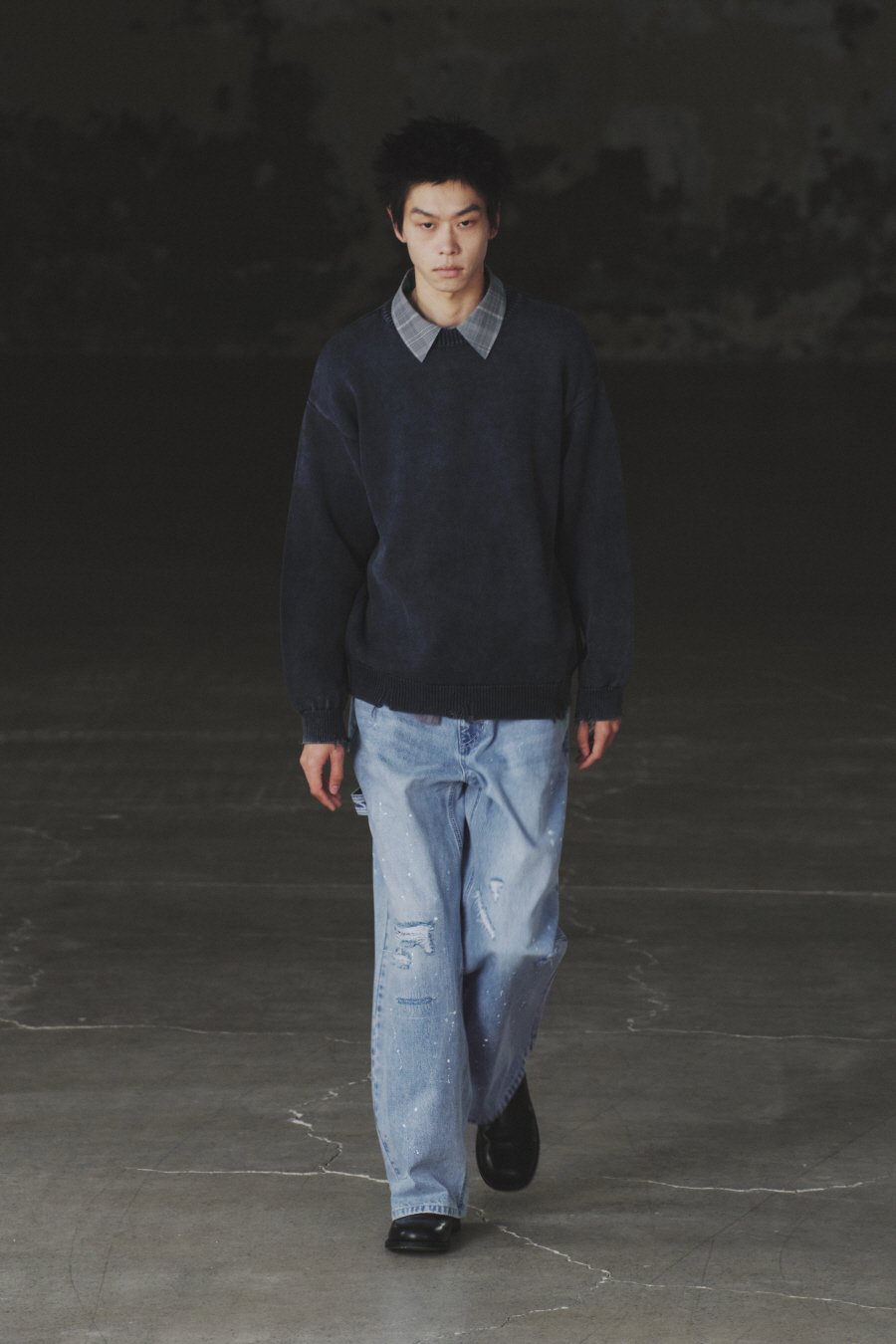 パンツ INSILENCE Stained Painting Denim Pants MUSINSA | INSILENCE Stained Painting Denim Pants BLUE